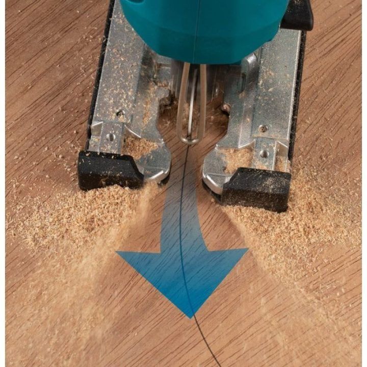 Akumuliatorinis siaurapjūklis 18 V Makita DJV184Z, juodas ir žalias