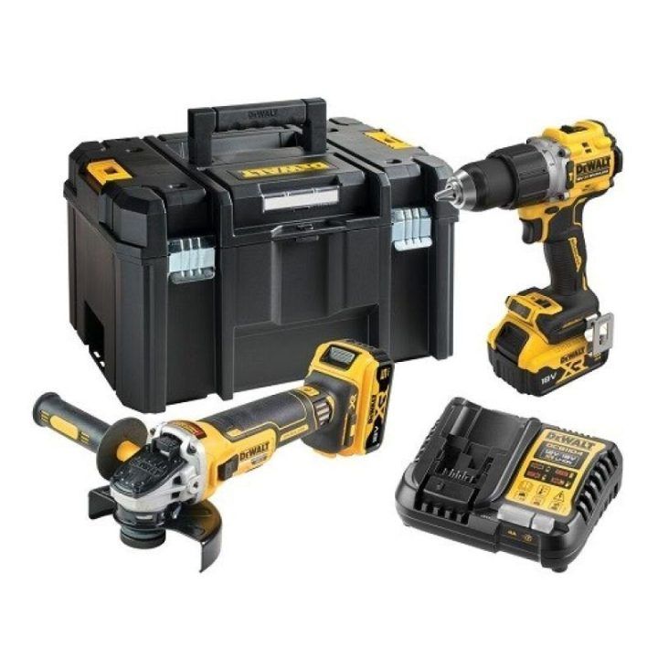 Akumuliatorinių įrankių rinkinys DEWALT DCK2026P2T-QW, 18 V