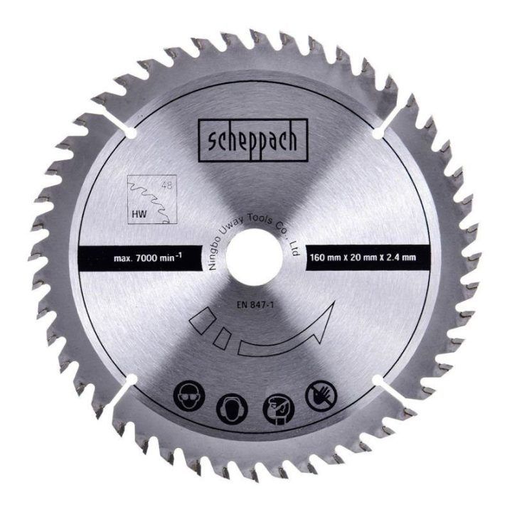 Įleidžiamasis pjūklas Scheppach PL55, 160 mm, mėlynas, juodas ir sidabrinis
