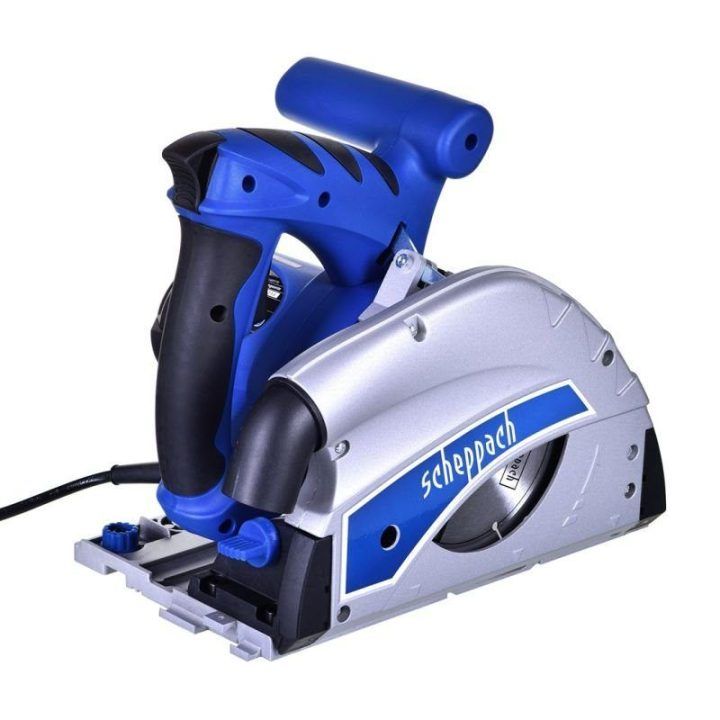 Įleidžiamasis pjūklas Scheppach PL55, 160 mm, mėlynas, juodas ir sidabrinis