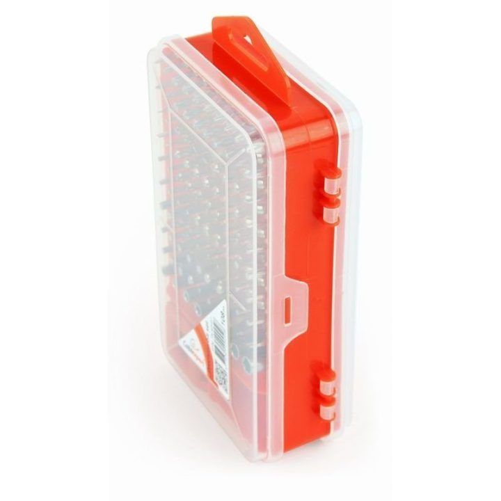 Atsuktuvų antgalių rinkinys GEMBIRD TK-SD-07, 90 vnt., raudonas