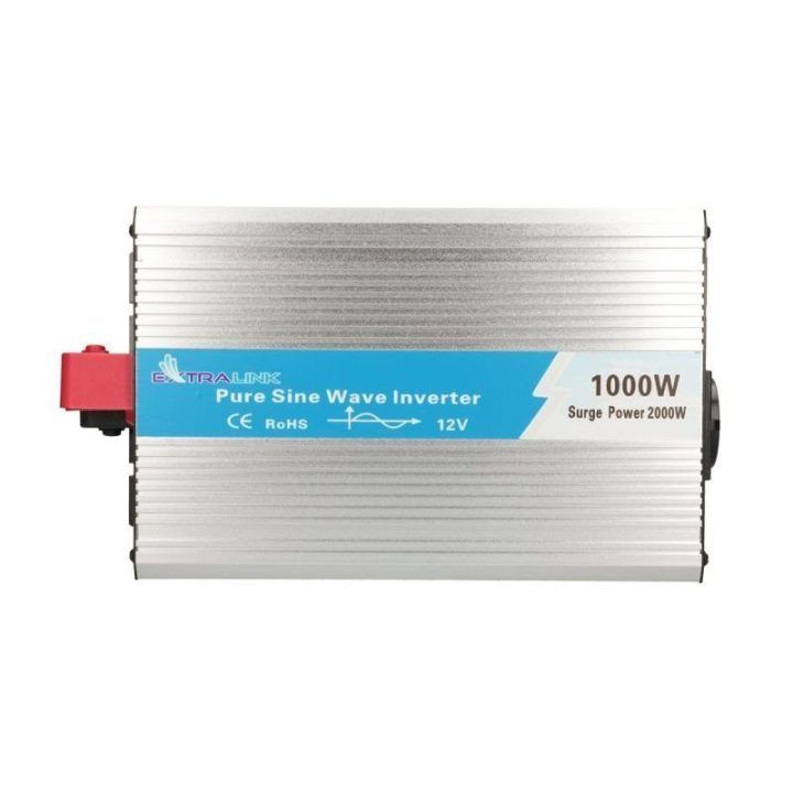 Gryno sinuso įtampos keitiklis 12 V / 230 V Extralink OPIP-1000W