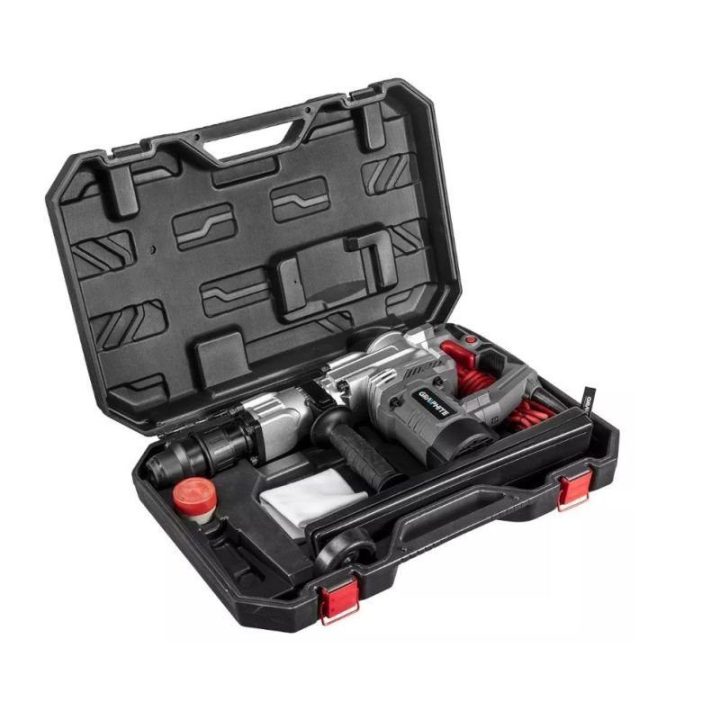 SDS Max griovimo kūjis GRAPHITE 58G877, 1300 W, juodas ir sidabrinis