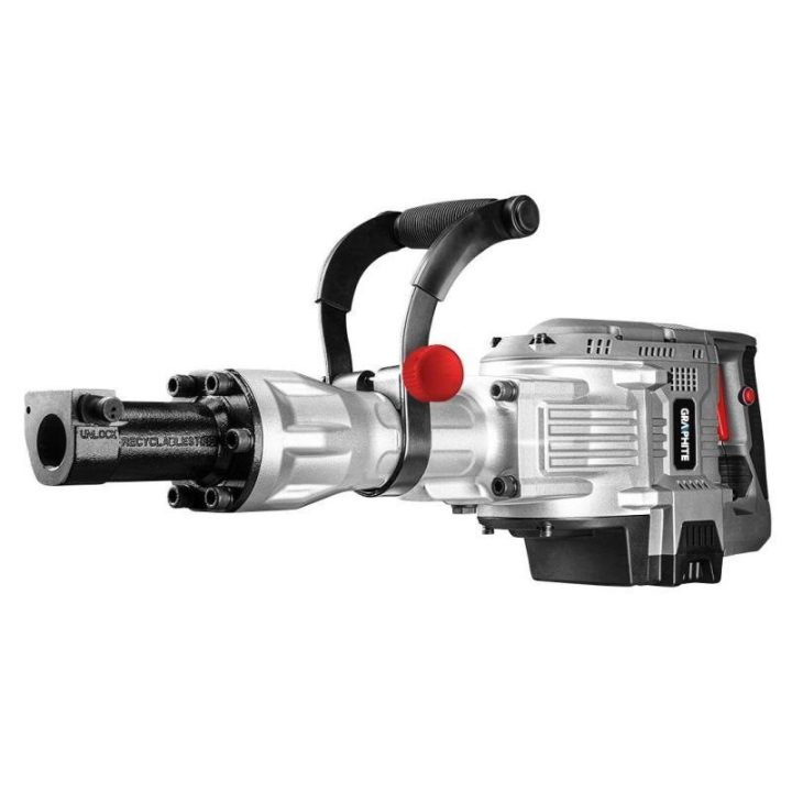 Griovimo plaktukas Graphite 58G868, 1700 W, juodos ir sidabro spalvos