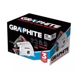 Įgilinamasis pjūklas Graphite, 1200 W, 165 mm, juodas ir pilkas