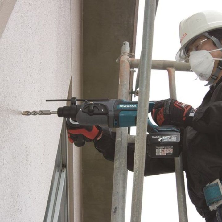 Akumuliatorinis perforatorius su kalimo funkcija Makita DHR241Z, 18 V