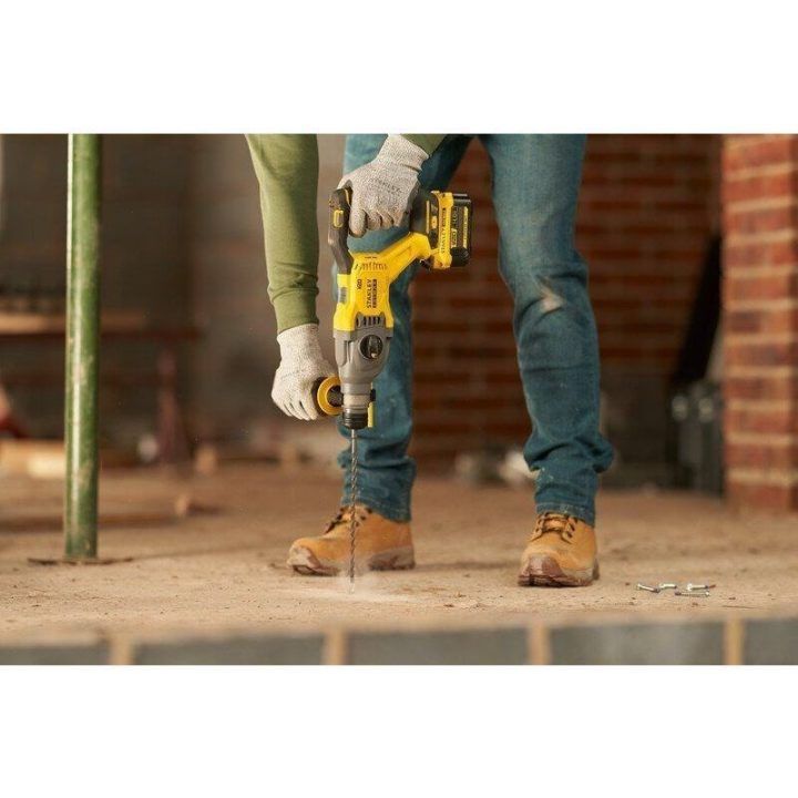 Akumuliatorinis perforatorius SDS+ Stanley V20, 18 V, 2 × 4 Ah