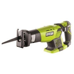 Akumuliatorinis tiesinis pjūklas 18 V Ryobi, juodas ir žalias
