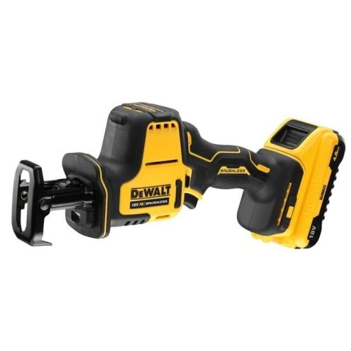 Akumuliatorinis pjūklas DEWALT DCS369NT-XJ, 18 V, juodas ir geltonas