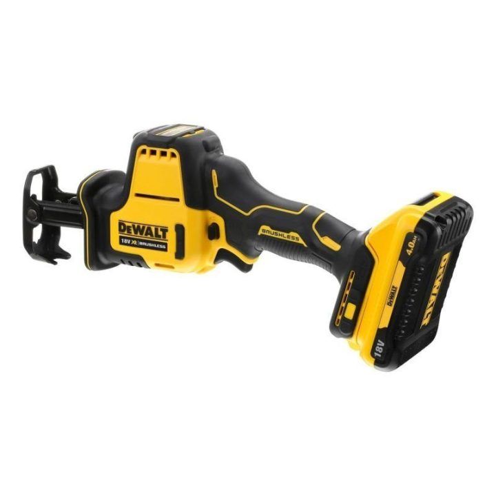 Akumuliatorinis pjūklas DEWALT DCS369NT-XJ, 18 V, juodas ir geltonas