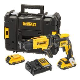 Gipso kartono suktuvas DeWALT DCF620D2K-QW, juodas ir geltonas