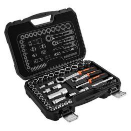 Kiaurinių galvučių rinkinys NEO Tools, 1/4″ + 3/8″, 46 vnt