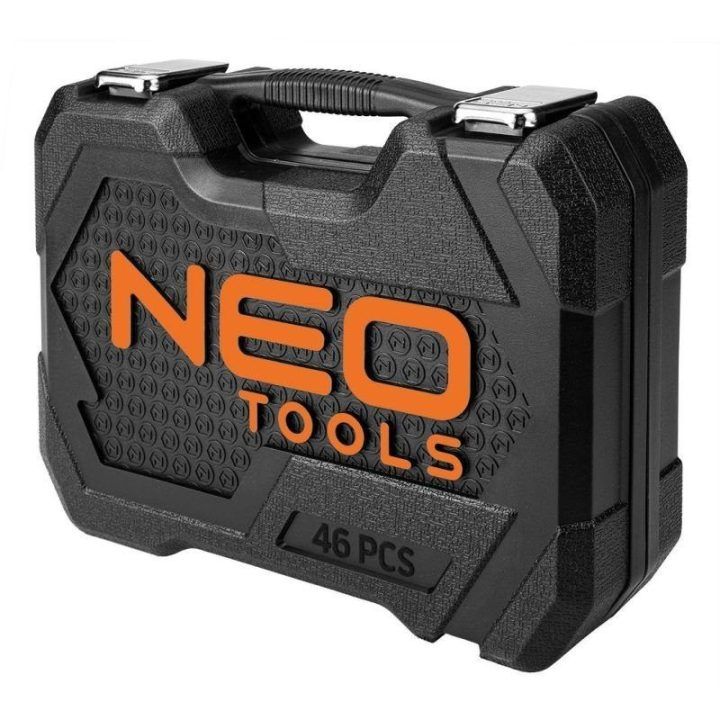 Kiaurinių galvučių rinkinys NEO Tools, 1/4″ + 3/8″, 46 vnt