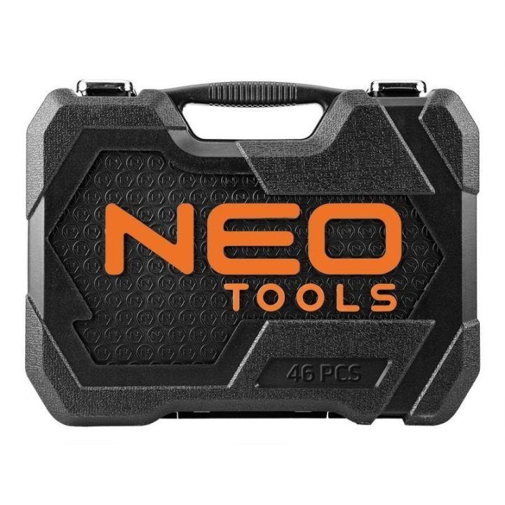 Kiaurinių galvučių rinkinys NEO Tools, 1/4″ + 3/8″, 46 vnt