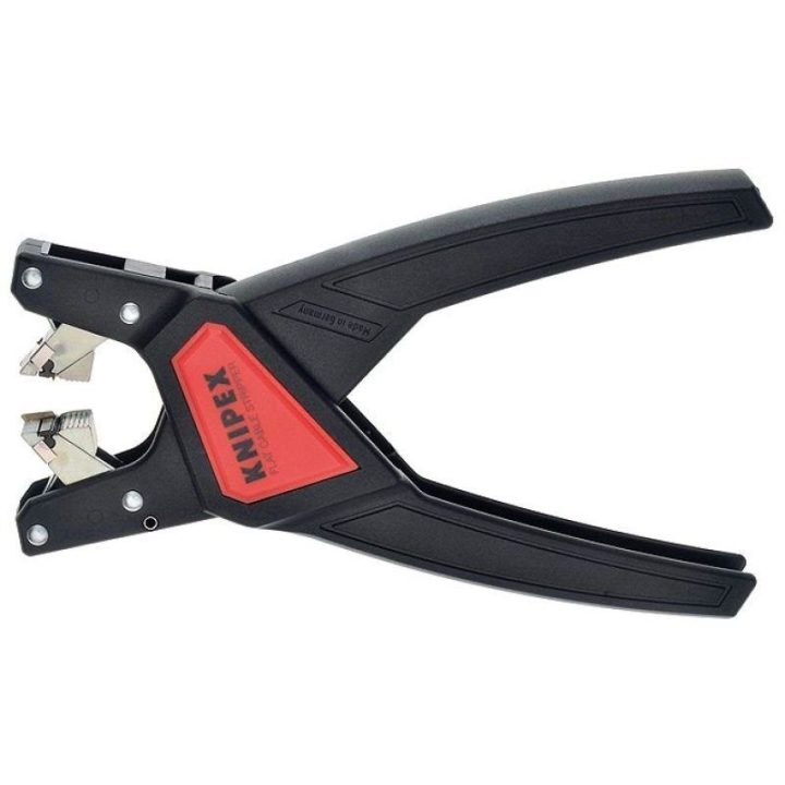 Laidų izoliacijos nuėmiklis Knipex, 0,75–2,5 mm², juodas