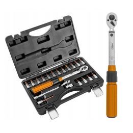 Dinamometrinio rakto rinkinys NEO Tools, 5–25 Nm, 21 vnt