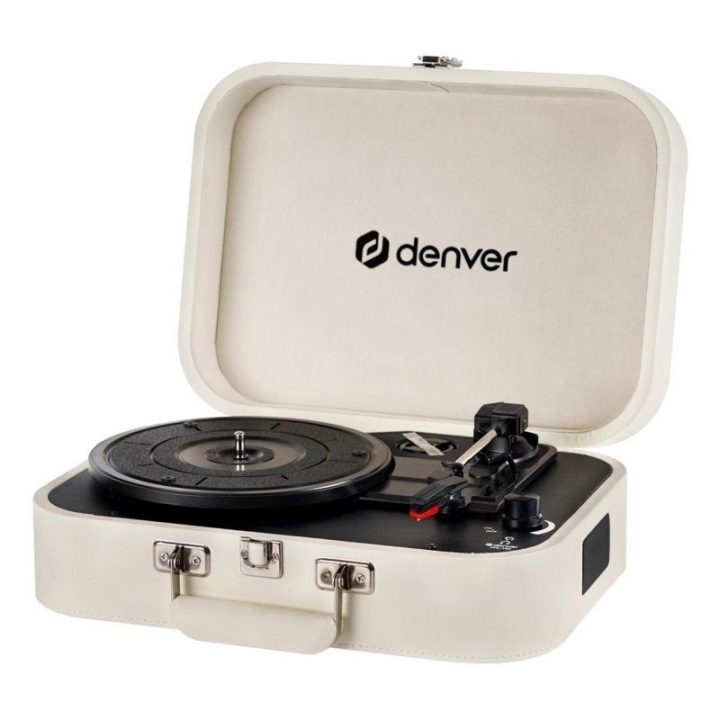Gramofonas su USB Denver VPL-130, smėlio spalvos