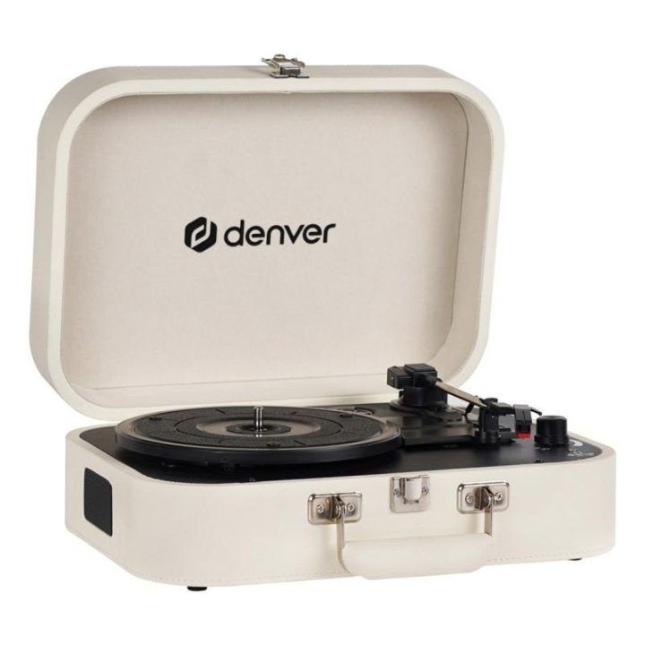 Gramofonas su USB Denver VPL-130, smėlio spalvos