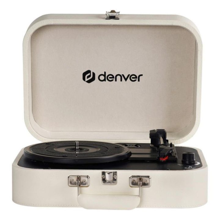 Gramofonas su USB Denver VPL-130, smėlio spalvos