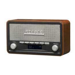 Radijas su DAB+ ir Bluetooth Denver DAB-18, juodas ir pilkas