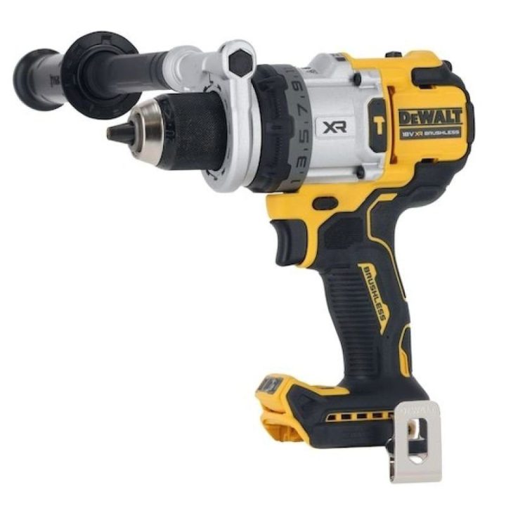 Smūginis gręžtuvas-suktuvas DEWALT DCD1007NT, 18 V, juodas ir geltonas