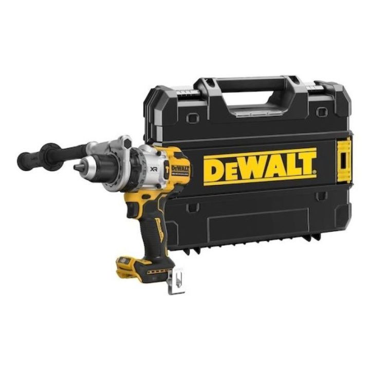 Smūginis gręžtuvas-suktuvas DEWALT DCD1007NT, 18 V, juodas ir geltonas