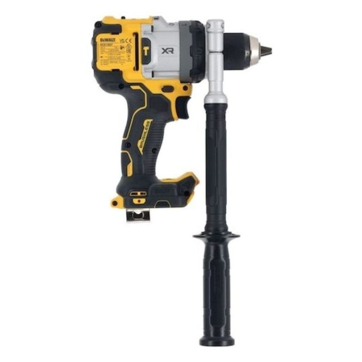 Smūginis gręžtuvas-suktuvas DEWALT DCD1007NT, 18 V, juodas ir geltonas