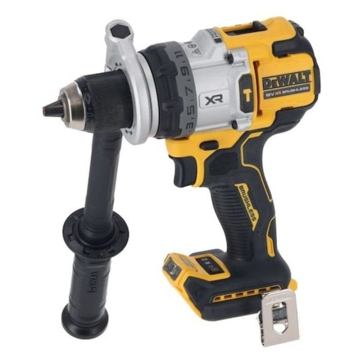 Smūginis gręžtuvas-suktuvas DEWALT DCD1007NT, 18 V, juodas ir geltonas