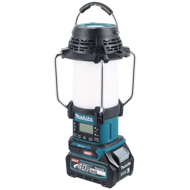 Radijas su LED lempa Makita MR009GZ, juodas