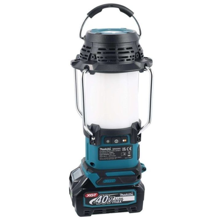 Radijas su LED lempa Makita MR009GZ, juodas