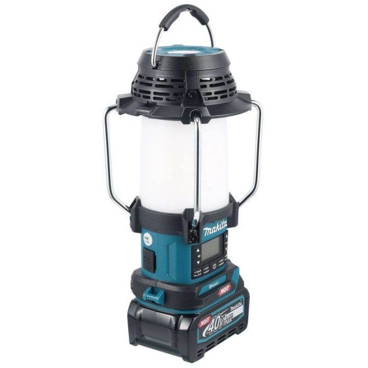 Radijas su LED lempa Makita MR009GZ, juodas