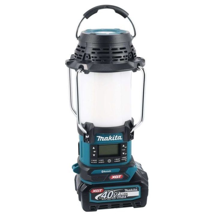 Radijas su LED lempa Makita MR009GZ, juodas