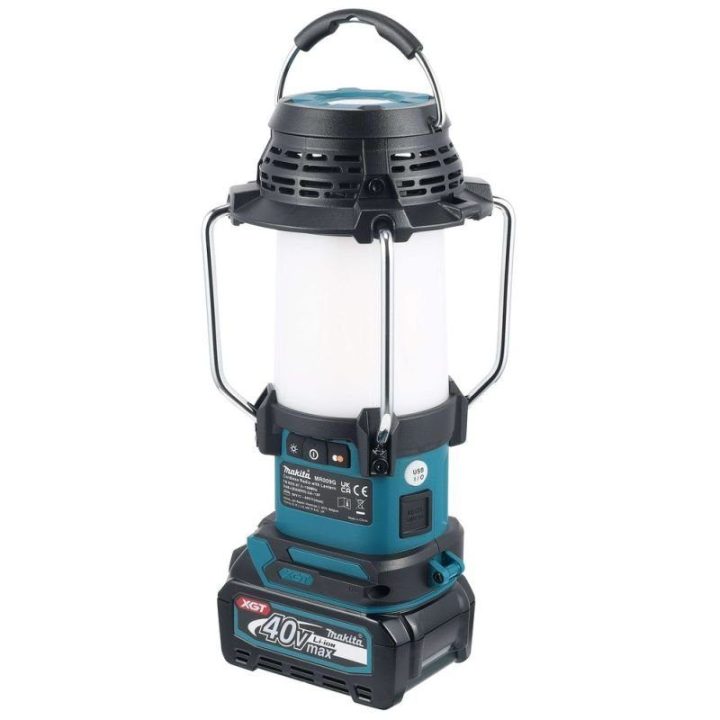 Radijas su LED lempa Makita MR009GZ, juodas