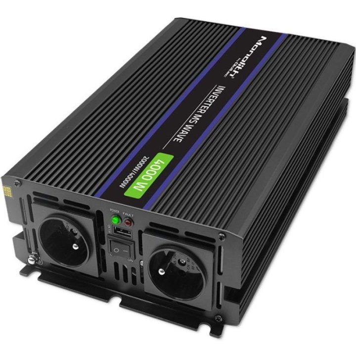 Įtampos keitiklis Qoltec Monolith 4000 MS Wave, 2000/4000 W