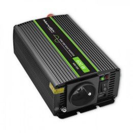 Įtampos keitiklis 12 V į 230 V Qoltec Monolith, 600 W