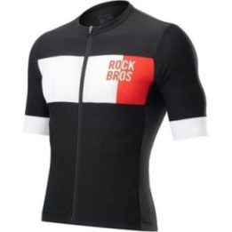Vyriški dviratininko marškinėliai Rockbros, 2XL, juodi
