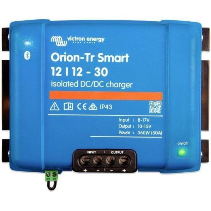 Izoliuotas DC-DC įkroviklis Victron Energy Orion-Tr Smart, 12/12, 30 A