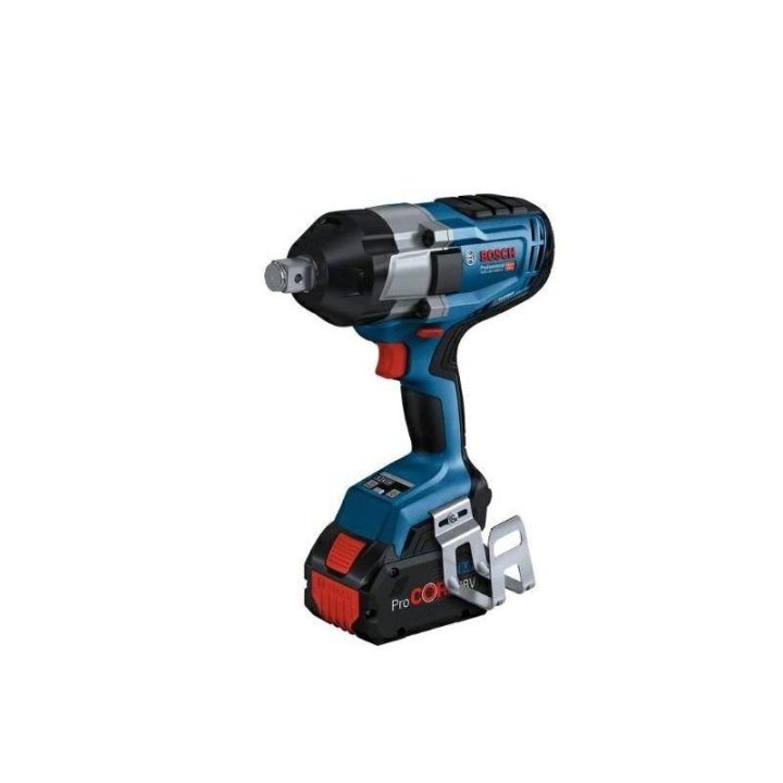 Smūginis veržliasukis Bosch GDS 18V-1050 H, juodas ir mėlynas