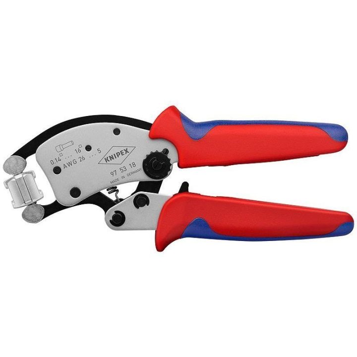 Užspaudimo replės Knipex Twistor16, 200 mm, įvairiaspalvės