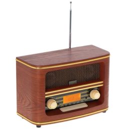 Nešiojamasis radijas su Bluetooth Adler AD, medžio spalvos