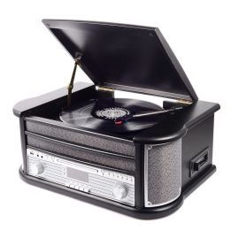 Gramofonas Denver MRD-51 Retro, juodas