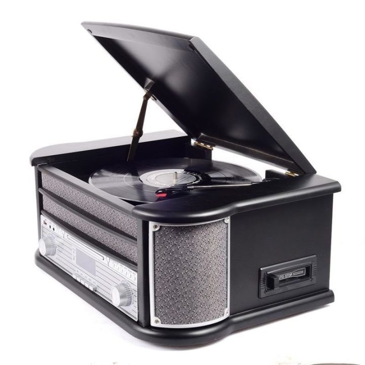 Gramofonas Denver MRD-51 Retro, juodas