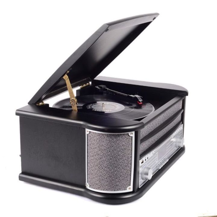 Gramofonas Denver MRD-51 Retro, juodas
