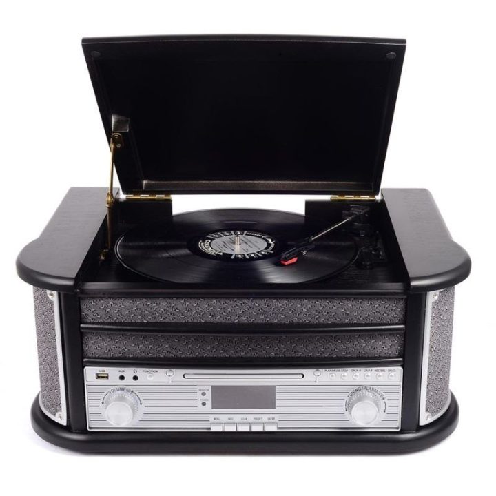 Gramofonas Denver MRD-51 Retro, juodas