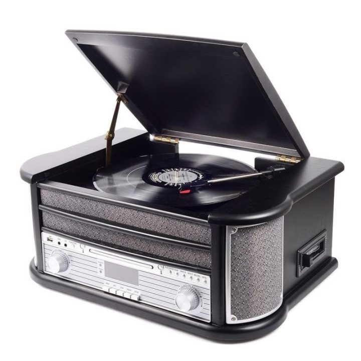 Gramofonas Denver MRD-51 Retro, juodas
