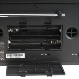 Radijas DAB+/FM su Bluetooth Denver DAB-18 Retro, pilkas