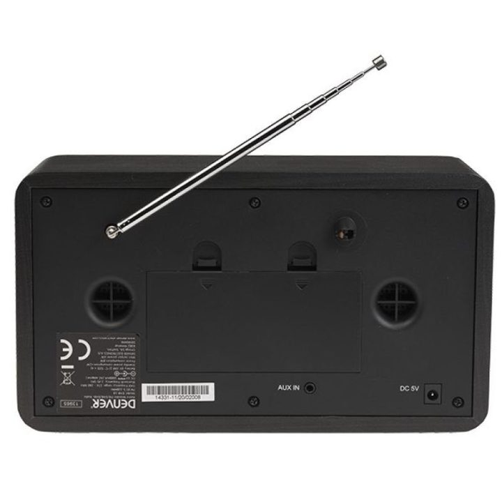 Radijas DAB+/FM su Bluetooth Denver DAB-18 Retro, pilkas