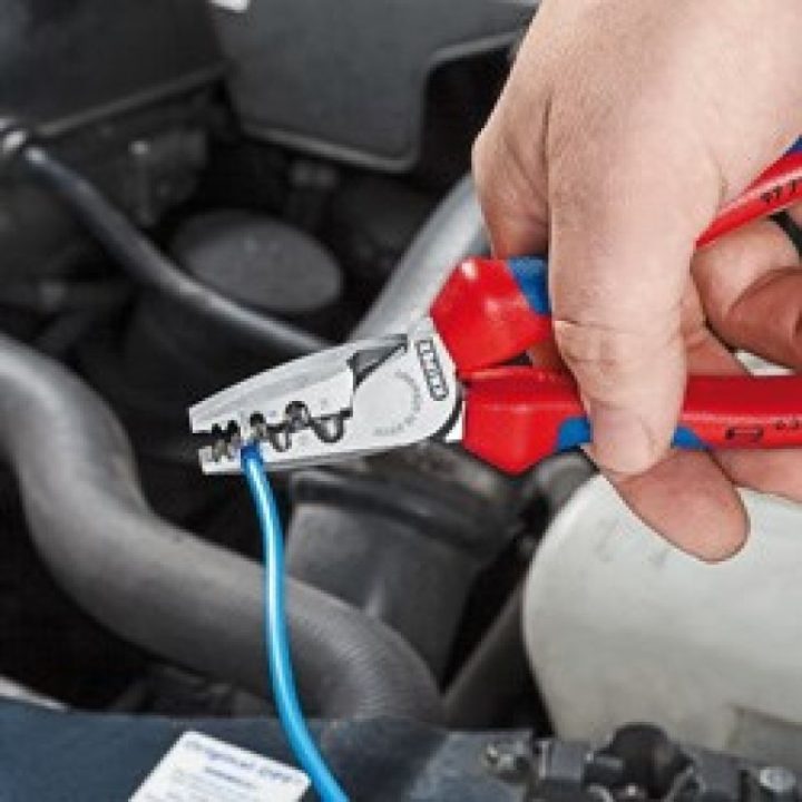 Kabelių užspaudimo replės Knipex 97 72 180