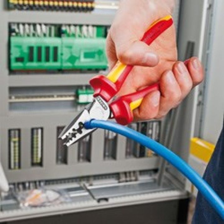 Kabelių užspaudimo replės Knipex 97 72 180