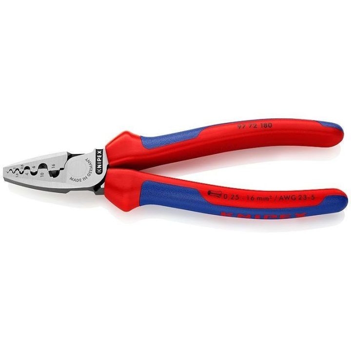 Kabelių užspaudimo replės Knipex 97 72 180